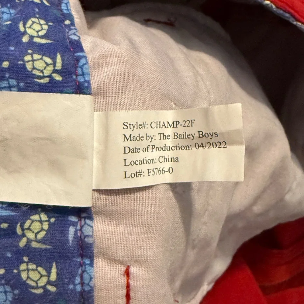 J. Bailey Boys Red Corduroy Pants Champ-22F Straight Leg Size 7